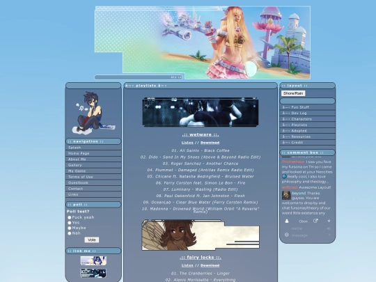 index/playlists screenshot