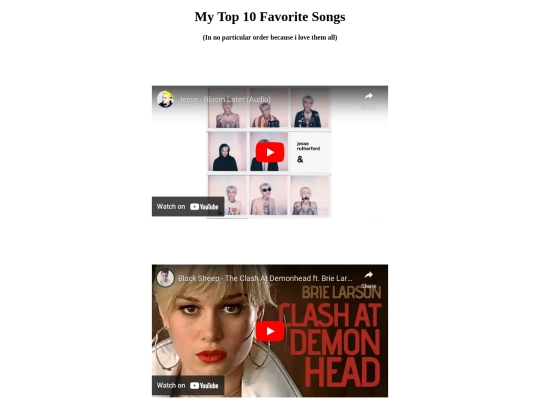 10embededvideos screenshot