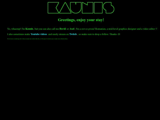 index screenshot