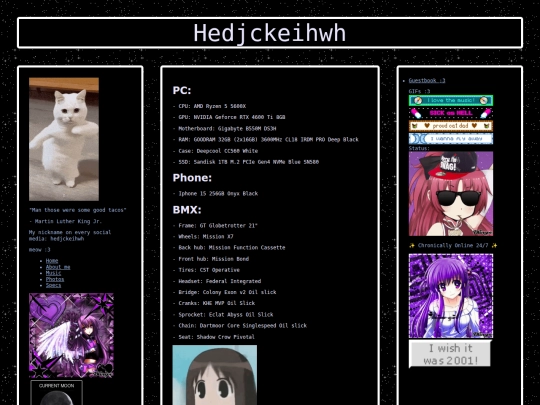 specs screenshot
