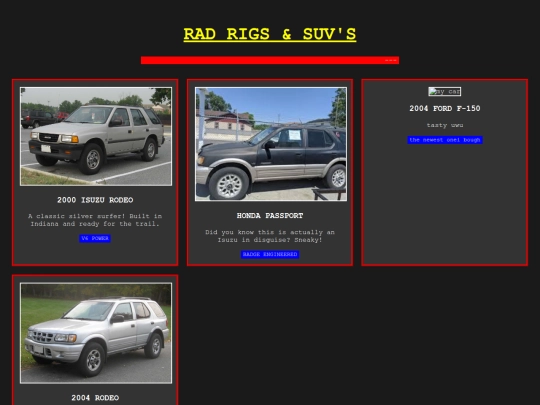 cars screenshot