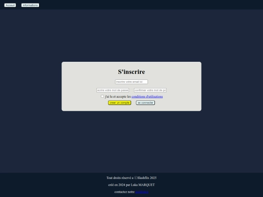 inscription screenshot