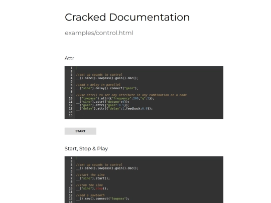 Cracked/docs/examples/control screenshot