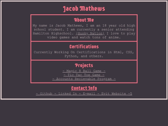 index screenshot