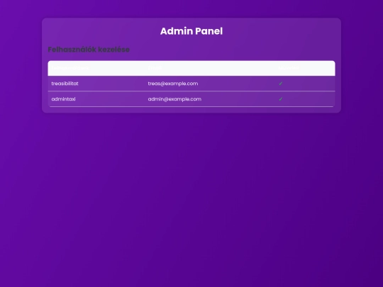 admin screenshot