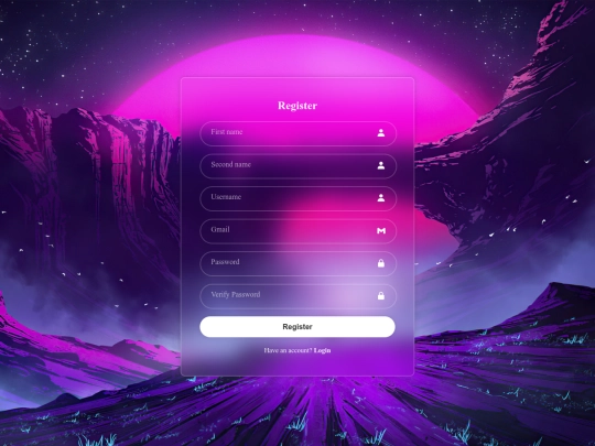 register screenshot