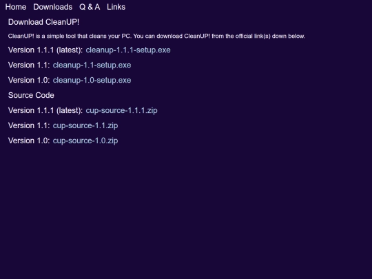 downloads screenshot