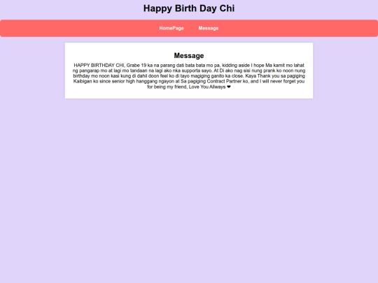 Message screenshot