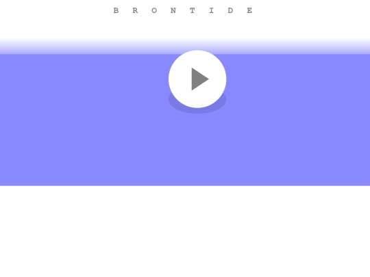 PROJECTS/brontide screenshot