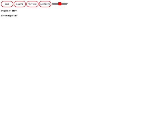 PROJECTS/web audio api screenshot