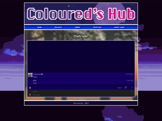 chatroom screenshot