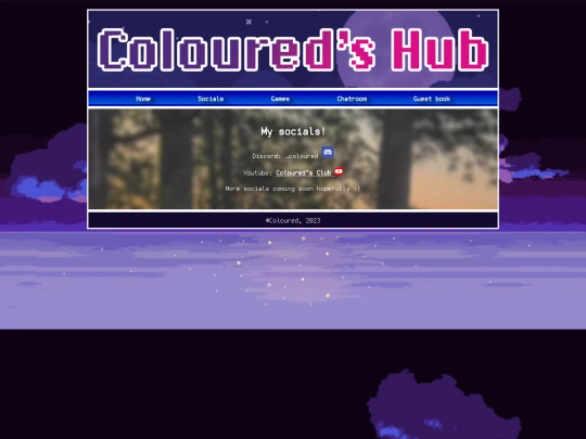socials screenshot