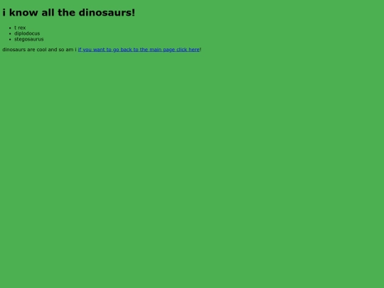 dinosaurs screenshot