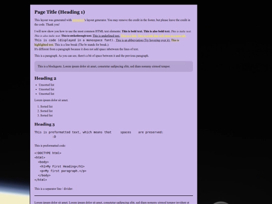 index screenshot