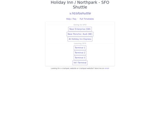 flowernet/holidayinn_shuttle screenshot