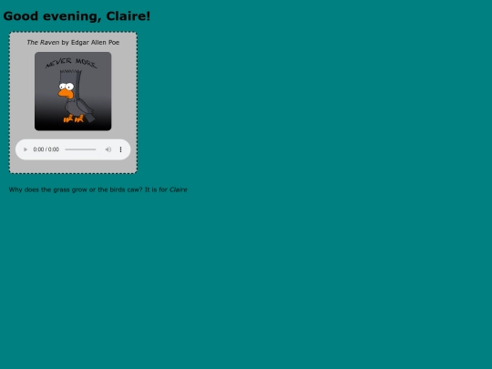 lacy/garrettreads screenshot