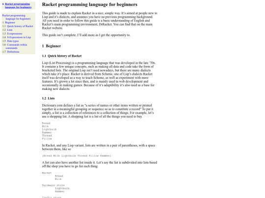 index screenshot