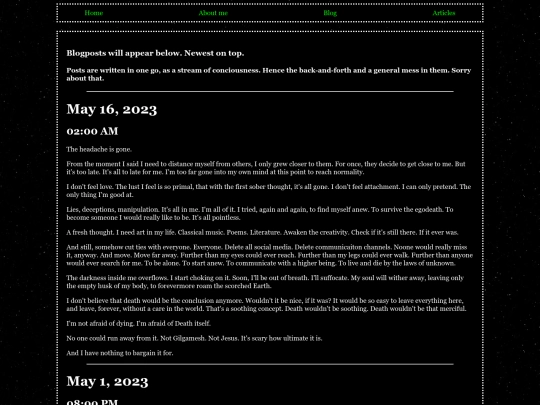 blog screenshot