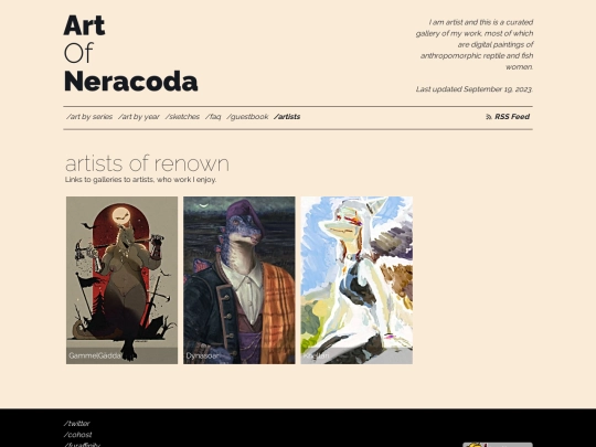 artists screenshot