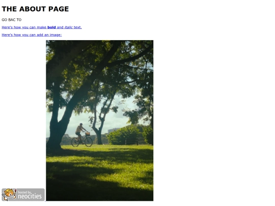 ABOUT screenshot