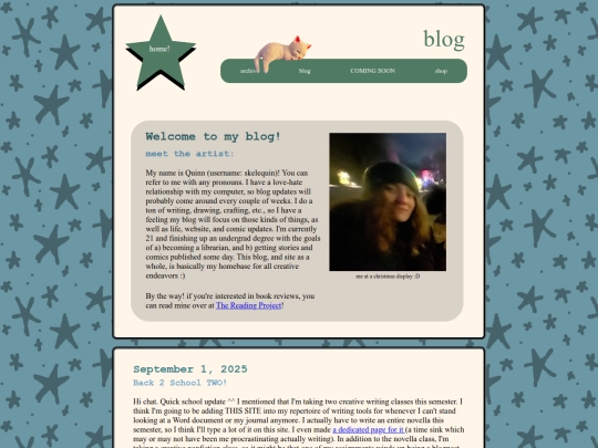 blog screenshot