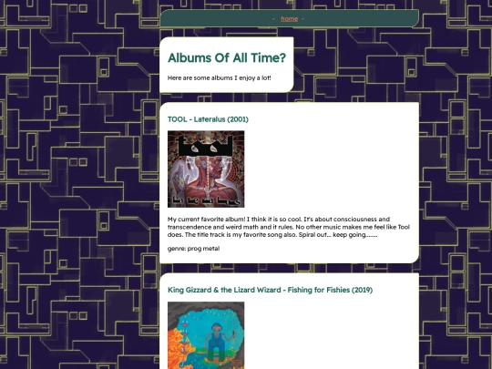 albums screenshot