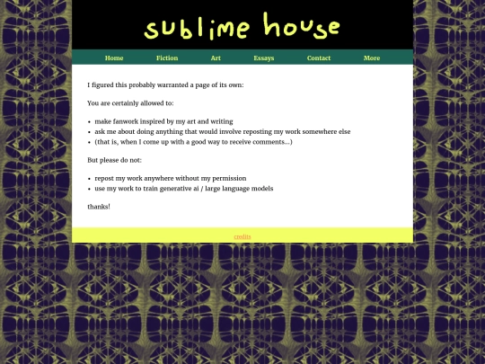 disclaimers screenshot