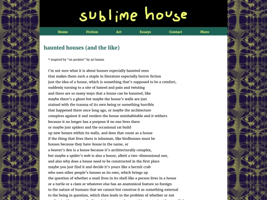writing/poetry/haunted screenshot