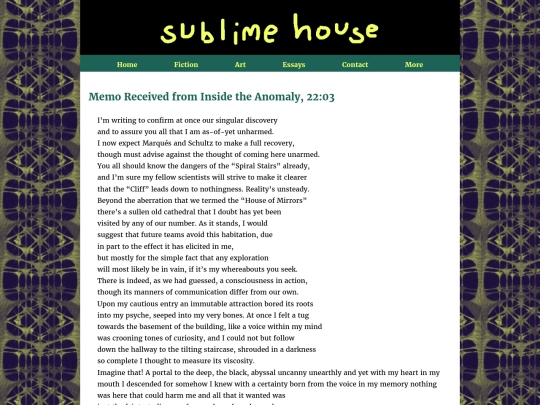 writing/poetry/memo screenshot