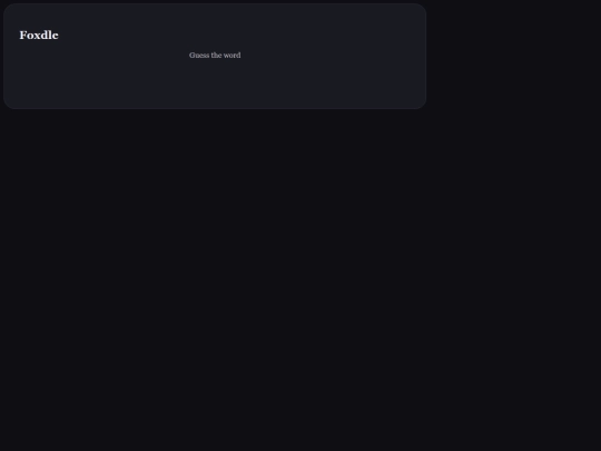 foxdle/foxdle screenshot