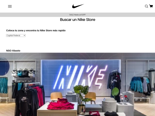sucursales screenshot