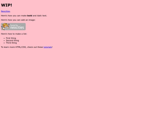 index screenshot