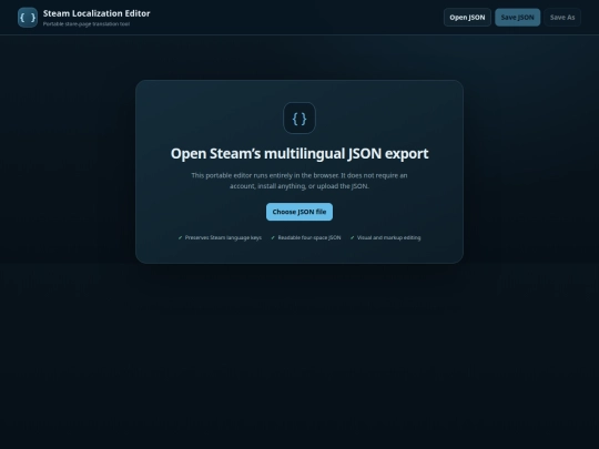 Steam-Localization-Editor screenshot