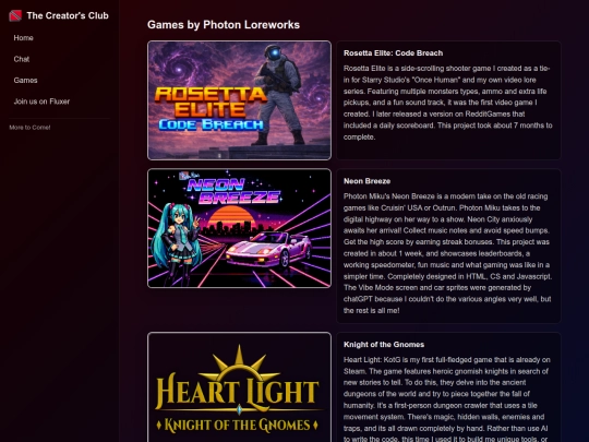 games screenshot