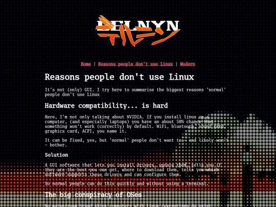 linxbad screenshot