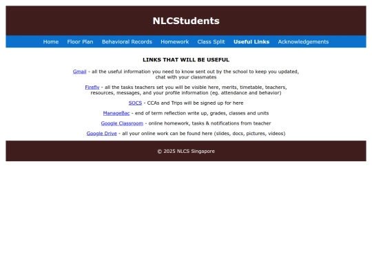 NLCStudents/Usefullinks screenshot