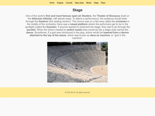 ancient greek theater/Stage screenshot