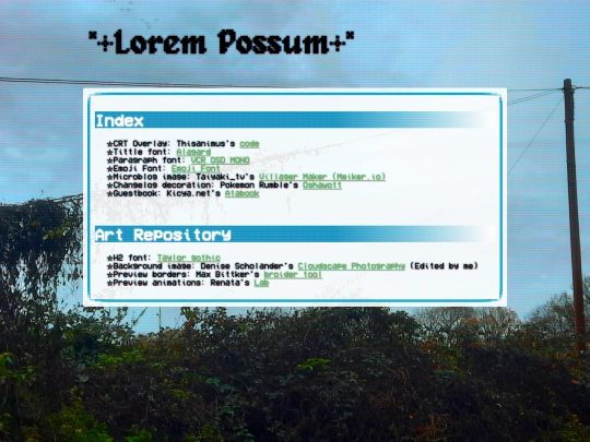 credits screenshot