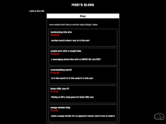 blogs screenshot