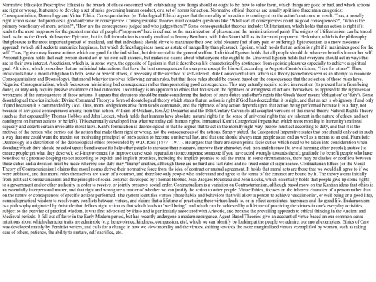 Normative Ethics screenshot