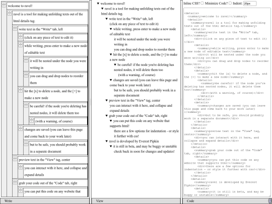 index screenshot