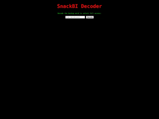Decoder screenshot