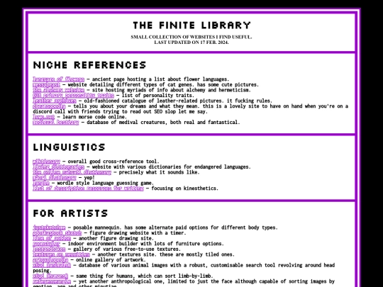 writing/webs screenshot