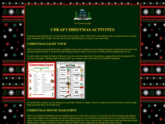 christmas/Cheap-activies screenshot