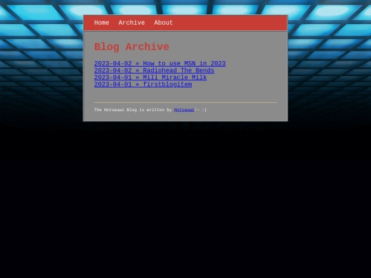 archive screenshot