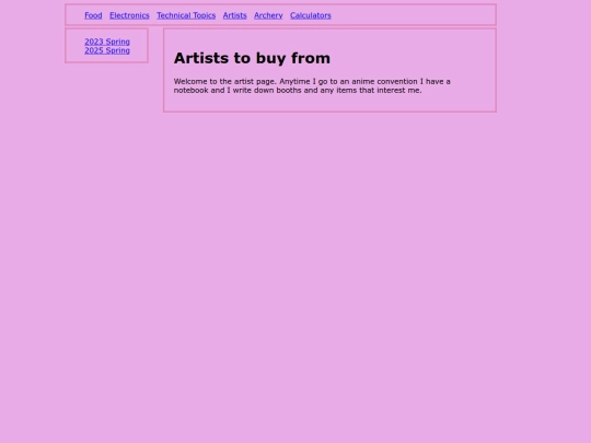 FolderArtists/ArtistsMainHomePage screenshot