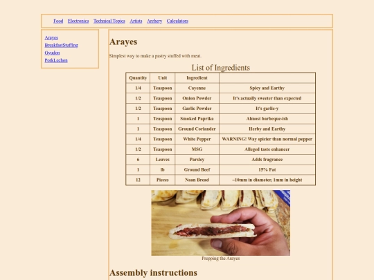 FolderFood/Recipes/Arayes/Arayes screenshot