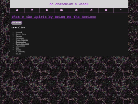 boards/music/albums/thatsthespirit screenshot