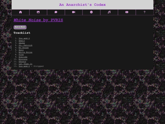 boards/music/albums/whitenoise screenshot