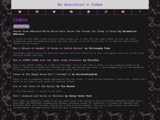 boards/videos screenshot